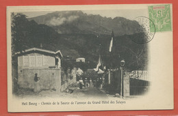 REUNION CARTE POSTALE AFFRANCHIE DE 1903 DE SAINT DENIS POUR PARIS FRANCE - Brieven En Documenten