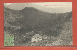 REUNION CARTE POSTALE AFFRANCHIE DE 1903 DE SAINT DENIS POUR PARIS FRANCE - Brieven En Documenten