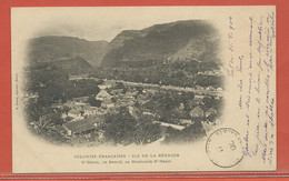 REUNION CARTE POSTALE AFFRANCHIE DE 1900 DE POINTE DES GALETS POUR NANTES FRANCE - Brieven En Documenten