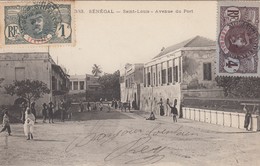 CARTE SENEGAL. ST LOUIS AVENUE DU PORT. POUR PARIS  / 2 - Cartas & Documentos