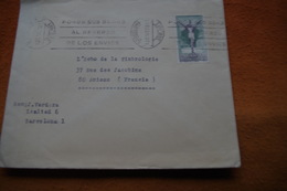 3-1487 Ponga Sus Senas Al Reverso De Los Envios Adresse Au Dos Des Correspondance Flamme Barcelone Christ En Croix 1972 - Code Postal