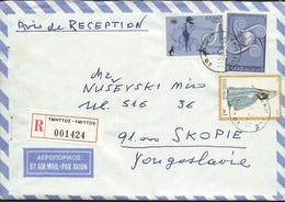 Greece - By Air Mail - Registered Letter Ymittos Athens 1974.nice Stamps ( Two Scans ) - Brieven En Documenten