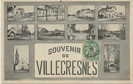 VILLECRESNES -  CARTE SOUVENIR  -ANNEE 1907 - Villecresnes