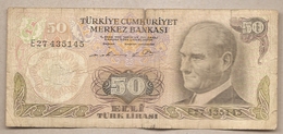 Turchia - Banconota Circolata Da 50 Lire P-188a.1 - 1976/87 #19 - Turquie