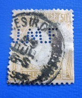 BELGIQUE BELGIE Stamp Europe Europa Timbre-Perforés Perforé Perforés Perfin Perfins Perforated Perforation FMI - 1934-51