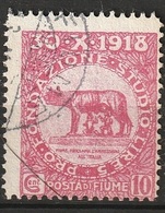 Italie Fiume 1919 N° 63 Louve Allaitant Romulus Et Remus Cote 22€  (F12) - Fiume