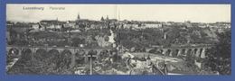 CPA 2 Volets Luxembourg Non Circulé Panorama Carte Double - Luxembourg - Ville