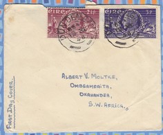 Ireland On FDC Cover South West Africa SWA - 1948 - Insurrection Of 1798, 150th Anniversary Theobald Wolfe Tone - Storia Postale