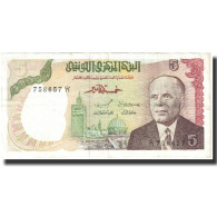 Billet, Tunisie, 5 Dinars, 1980, 1980-10-15, KM:75, SUP - Tunisia