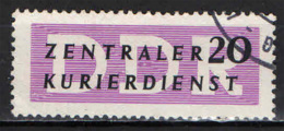 DDR - 1957 - SERVIZIO CORRIERE CENTRALIZZATO - USATO - Usados