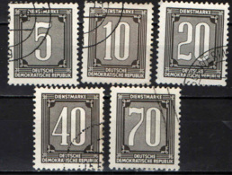 DDR - 1956 - CIFRA - SERVIZIO CORRIERE CENTRALIZZATO - USATI - Used