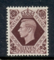 GB 1947 KGVI Portrait 11d Violet Brown MLH - Ohne Zuordnung