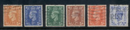 GB 1950-51 KGVI Portraits (2d Perfin) FU - Zonder Classificatie