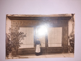 Café  De  La  GRENETTE  ( à Situer .... ) /  CARTE-PHOTO , Tirage Argentique , écrite Vers 1910 - Cafés