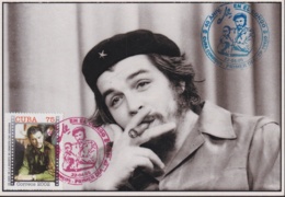 TMA-635 CUBA 2005 MAXIM CARD 75c ERNESTO CHE GUEVARA CONGO EXPEDITION. - Tarjetas – Máxima