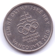 SLOVAKIA 2010: Vancouver Olymics, Token - Slovakia