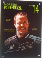 Norbert Siedler (Austrian Racing Driver) - Autografi