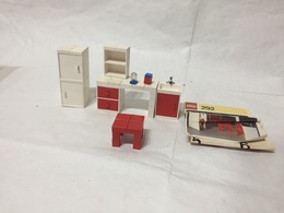 Set LEGO: CASALINGA: 292-1 Lavandino E Armadi Retrò Vintage Con Istruzioni - Non Classés