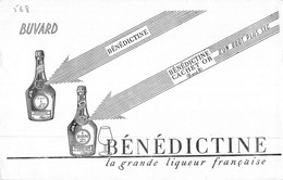 Ancien Buvard Collection  Liqueur Bénédictine - Liqueur & Bière