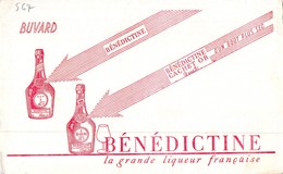 Ancien Buvard Collection  Liqueur Bénédictine - Liqueur & Bière