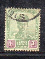 XP5029 - JOHORE MALAYSIA 1896 , Yvert N. 23  Usato (2380A) - Johore