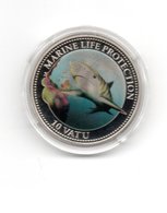 VANUATU 10 VATU 2005    SHARK HAAI PROOF SCARCE - Vanuatu