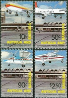 Antigua Barbuda 1982  Coolidge International Airport 4 Stamps - Flugzeuge