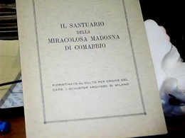 LIBRETTO VARESE - COMABBIO - MIRACOLOSA MADONNA  SANTUARIO 1979  HK4850 - Otros & Sin Clasificación