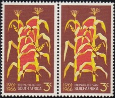 South Africa RSA - 1966 - Maize Corn Farming Crops - 5th Anniversary Of The Republic - Unused Stamps