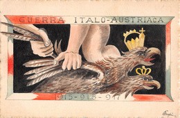 01366 "GUERRA ITALO-AUSTRIACA - 1915/916/917" ANIMATA. FIRMATA DUCIGA'. CART NON SPED - Guerra 1914-18