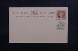 INDE / JHIND - Entier Postal Type Victoria Surchargé Jhind State, Non Voyagé - L 53356 - Jhind