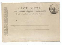 - MADAGASCAR - Corps Expeditionnaire - CP Franchise Militaire - Neuve - Storia Postale