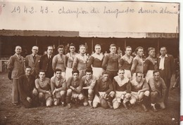 Rugby Photo 11 Sur 16 1942 1943 Champion Du Languedoc Division Honneur , Photo Farreror - Rugby