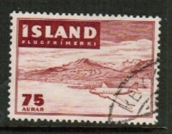 ICELAND  Scott # C 23 VF USED (Stamp Scan # 593) - Luchtpost