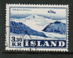 ICELAND  Scott # C 29 VF USED (Stamp Scan # 593) - Luchtpost