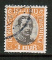 ICELAND  Scott # O 40 VF USED (Stamp Scan # 593) - Dienstmarken