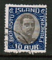 ICELAND  Scott # O 43 F-VF USED (Stamp Scan # 593) - Dienstmarken