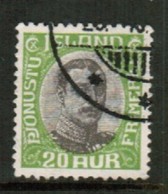 ICELAND  Scott # O 45 VF USED (Stamp Scan # 593) - Dienstzegels