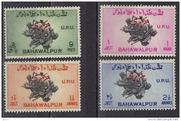 Etats Princiers De L'Inde Bahawalpur Timbres De Service N° 25-28 ** - Bahawalpur