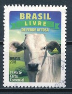 °°° BRASIL - LIVRE DE FEBRE AFTOSA - 2018 °°° - Used Stamps