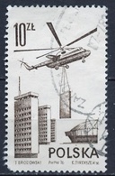 Pologne - Poland - Polen Poste Aérienne 1976 Y&T N°PA56 - Michel N°F2438 (o) - 10z Hélicoptère MI6 - Gebruikt