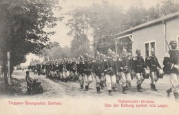 Truppen Übungsplatz Zeithain - Rabenhorst Strasse - Von Der Uebung Zurück In's Lager - Zeithain