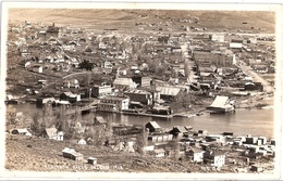 KLAMATH FALLS Oregon 1912 Vogelschau Birds Eye Gesendet 1924 Nach Lichtenstein Erzgebirge V Auswanderer Richard Berthel - Portland