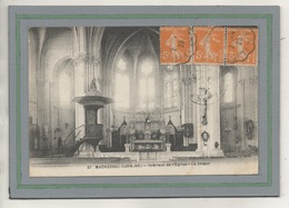 CPA - (44) MACHECOUL - Aspect De L'intérieur De L'Eglise En 1923 - Machecoul