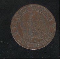 2 Centimes France 1855 B - TTB - Otros & Sin Clasificación