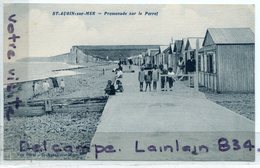 - St-AUBIN  Sur Mer - ( Seine Maritime), Promenade Sur Le Peret, Non écrite, Animation, Coins Ok, TTBE, Scans.. - Other Municipalities