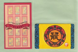 Hong Kong - 1996 Year Of The Rat $50 - Mint In Folder - Hongkong