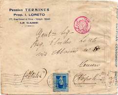 EGYPT 1939. Censored Cover From Cairo To Napoli-Vomero, Italy - Lettres & Documents