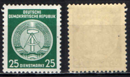 DDR - 1954 - COMPASSO A DESTRA - 25 PF - MNH - Nuovi