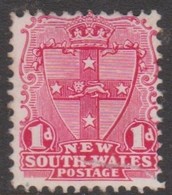 Australia-New South Wales ASC 70 1897 One Penny Red, Mint Hinged - Neufs